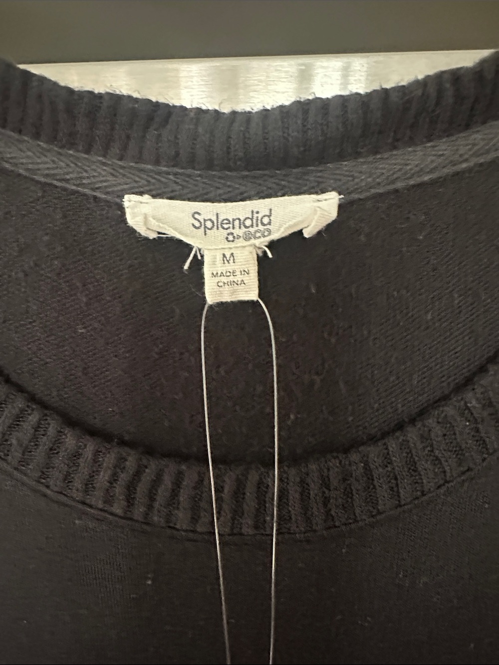 Splendid Black Drop Waist TShirt Dress